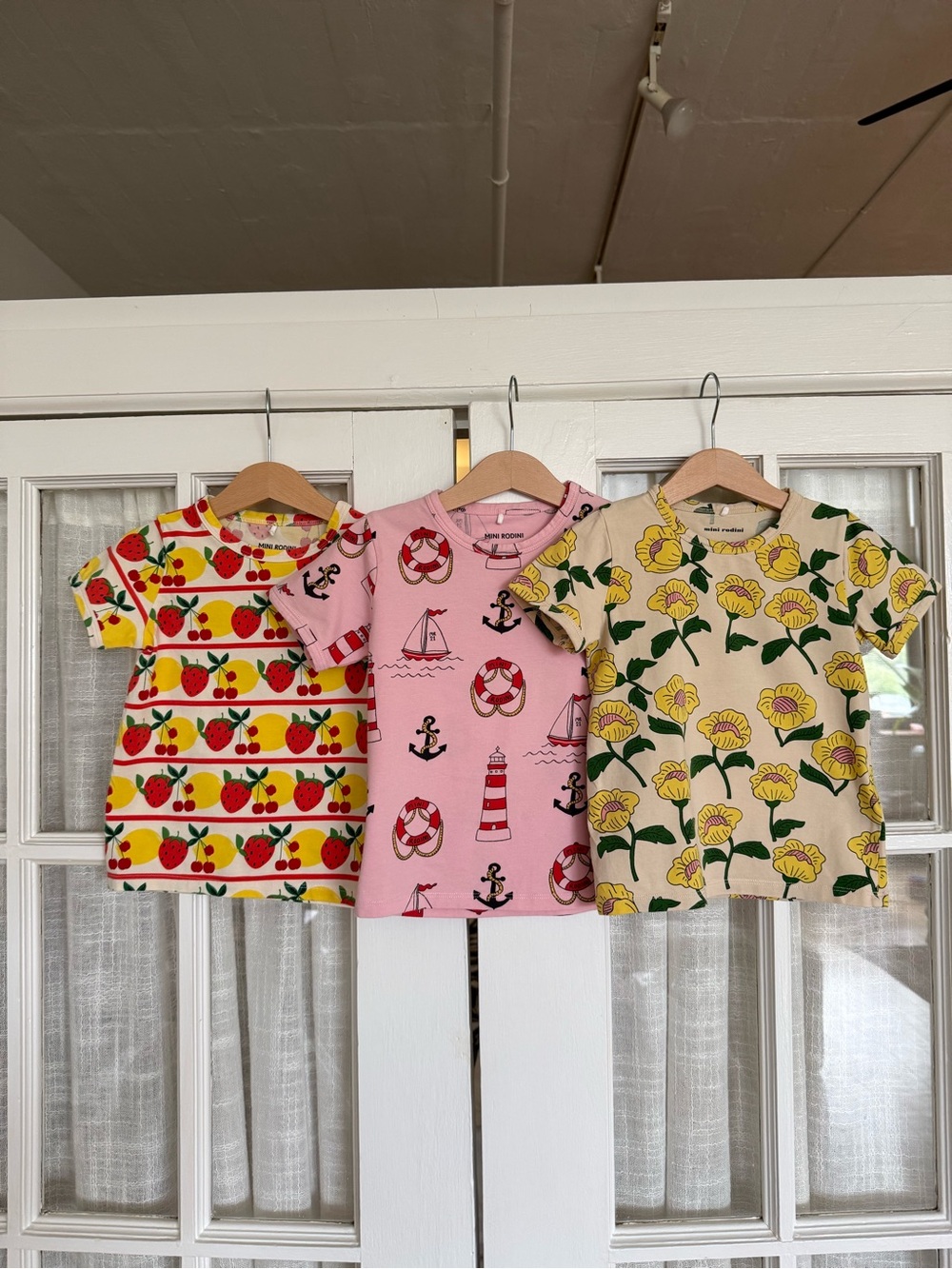 Three Mini Rodini Short Sleeve Tees